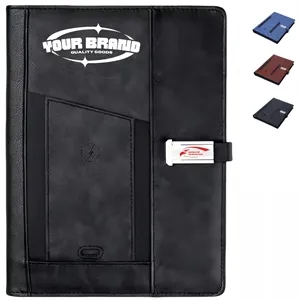 8000ma Power Bank/8G USB Flash Driver A4 Charging Padfolio