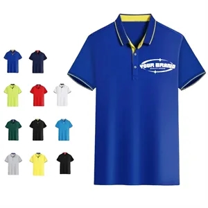 Quick-drying Custom Short-sleeved Work Clothes Polo Shirt