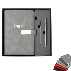 Custom Logo A5 Notebook Journal Set with Pen