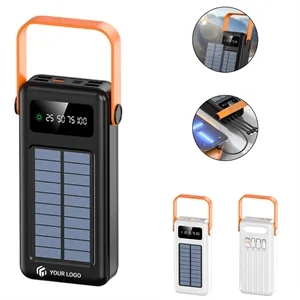 Multifunctional outdoor portable lighting solar power bank