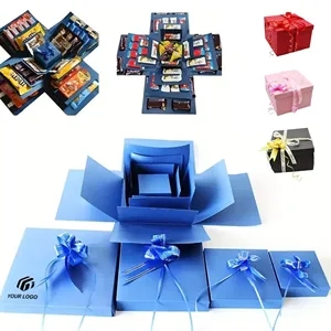 Anniversary wedding surprise snack DIY explosion gift box