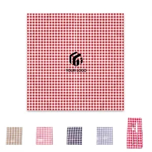 Parties washable reusable cotton tabletop gingham napkins