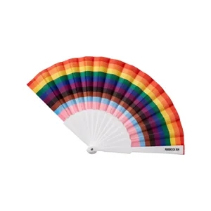 Rainbow Pride LGBTQ+ Folding Handheld Fan