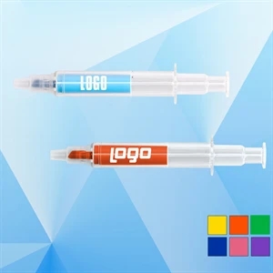 Syringe Shaped Highlighter Marker