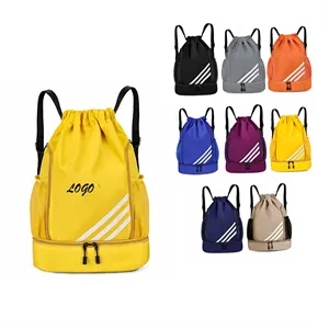 Custom Logo Large-capacity Drawstring Cinch Outdoor Sports Backpack
