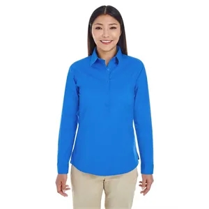 Devon & Jones Women's Perfect Fit™ Half-Placket Tunic Dre...