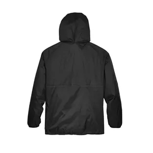 Harriton Unisex Packable Hooded Nylon Jacket