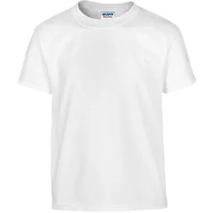 Kids' Irregular Gildan Shirts - White Large
