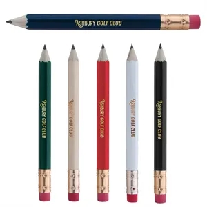 Hex Golf Pencil with Eraser