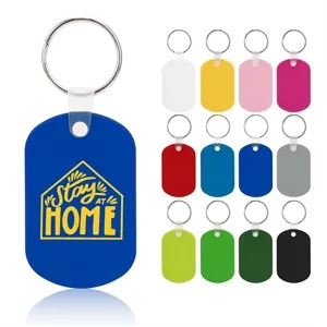 Oval Vinyl Keytag