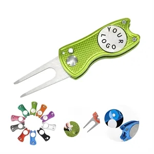 Custom Logo Stainless Steel Golf Divot Tool