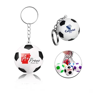 Soccer Ball Stress Reliever Key Chain