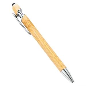 2-in-1 Bamboo Ballpoint Pen