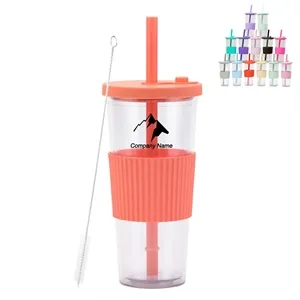 Double Layer Plastic Cup