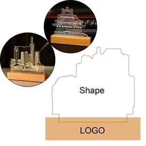 Customized Clear Acrylic Night Lights