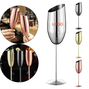 Stainless Steel Champagne Flutes