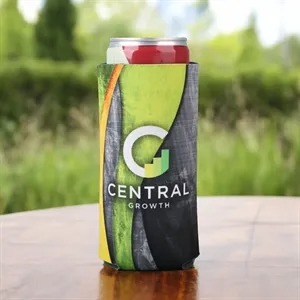 Full Color 12 oz. Slim Fit Scuba Can Cooler