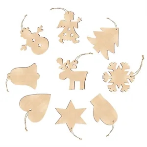 Wooden Snowflake Decoration