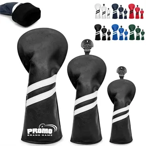 Custom Logo Premium Golf Club Headcover Set for Driver, Fairway, Irons
