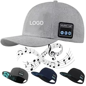 Hat with Bluetooth Speaker Built-in Microphone