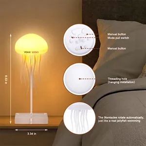 Voice Control Jellyfish Lamp with Base