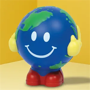Custom Logo Earth Man Stress Ball