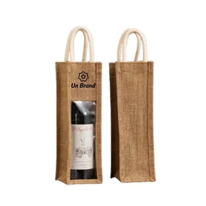 Jute Wine Bag