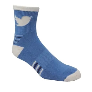 USA Made One Size Fits Most Athletic Cotton Mid-Crew Socks