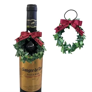 Mini Greenery Wreath for Wine Bottle & Napkin Rings