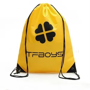 Drawstring 210D Polyester Cinch up Backpack