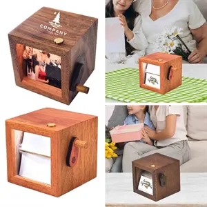 Hand Crank Rotation Photo Album