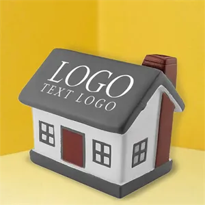 Custom Logo House Shaped Stress Ball