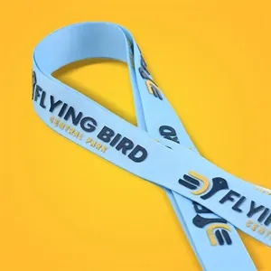 Custom Logo 3D Silicone Lanyards
