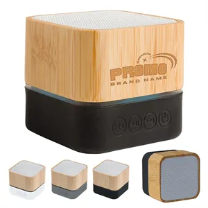 Eco-Friendly Bamboo Wireless Bluetooth Speaker Rechargeable