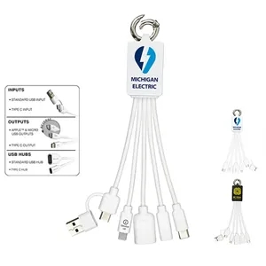 FUSION Charging Cable With 2 Port USB Hub