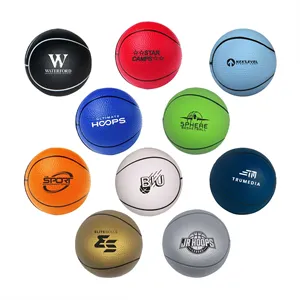 Custom Logo Basketball Stress Ball Reliever