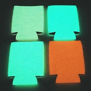 Custom Logo Luminous Neon Reflective Light up Beer Can Cooler