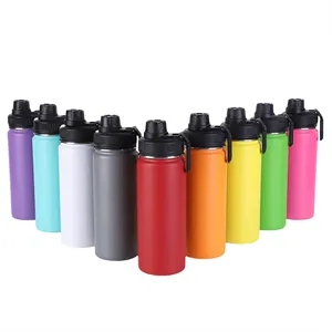 Custom Logo 22oz Vacuum-Insulated Stainless-Steel Water Bottle