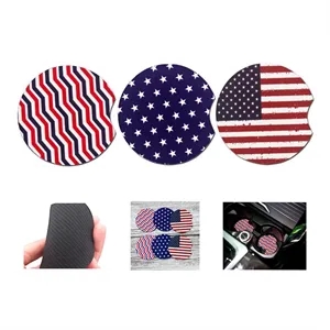 2.5 Inch Neoprene Coaster For Car