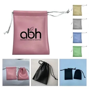 PU Gift Jewelry Drawstring Bag