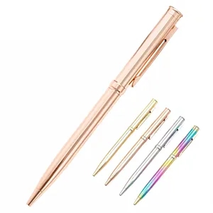 Slim Twisted Activated Metal Pen