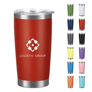 20 Oz Powder Coated Thermal Tumbler