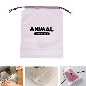 EVA Frosted Drawstring Tote Bag