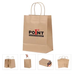 Kraft Paper Take Out Bag