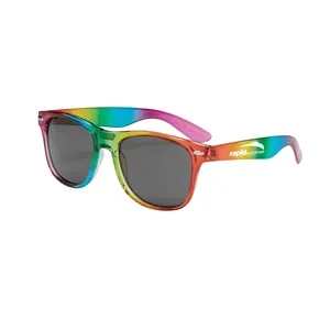 Custom Logo Rainbow Malibu Sunglasses