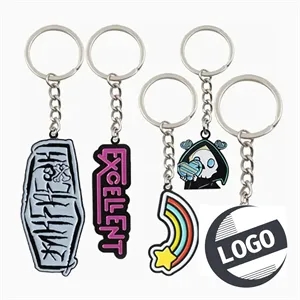 Metal Keychain Event Commemorative Gift Alloy Paint Pendant