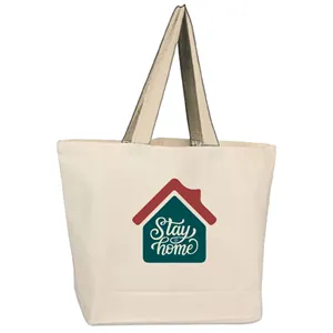Large USA Made Cotton Canvas Tote Bag