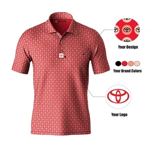 Custom Logo Men's Premium Custom Polo 1/2 Sleeve