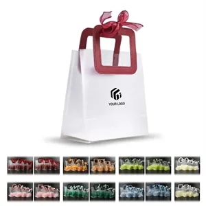 Reusable wedding baby shower party wrap clear gift bag