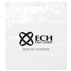 18W x 20H Die Cut Handle Bag - Flexo Ink Print